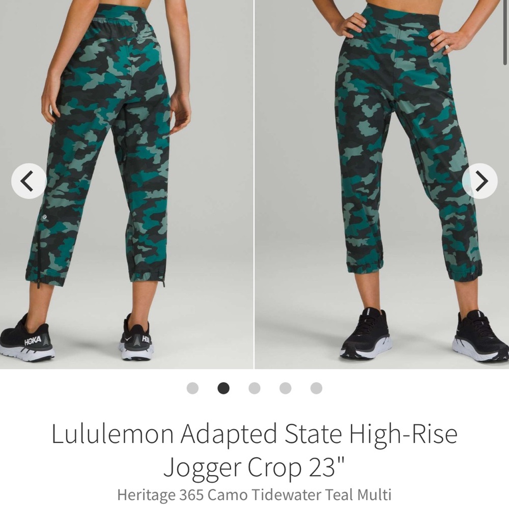 Lululemon Adapted State High Rise Jogger Crop 23” sz-2